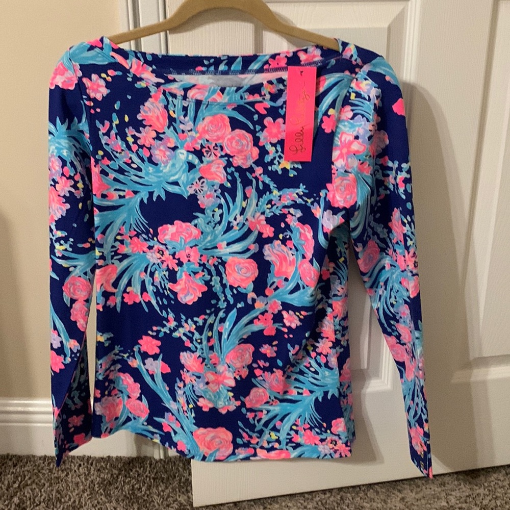 Lilly Pulitzer M Aleah Top Toucan Party NWT